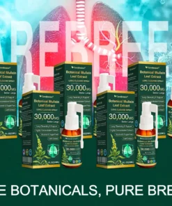 CareBreeze® Botaniczny ekstrakt z liści dziewanny w sprayu oczyszczającym płuca