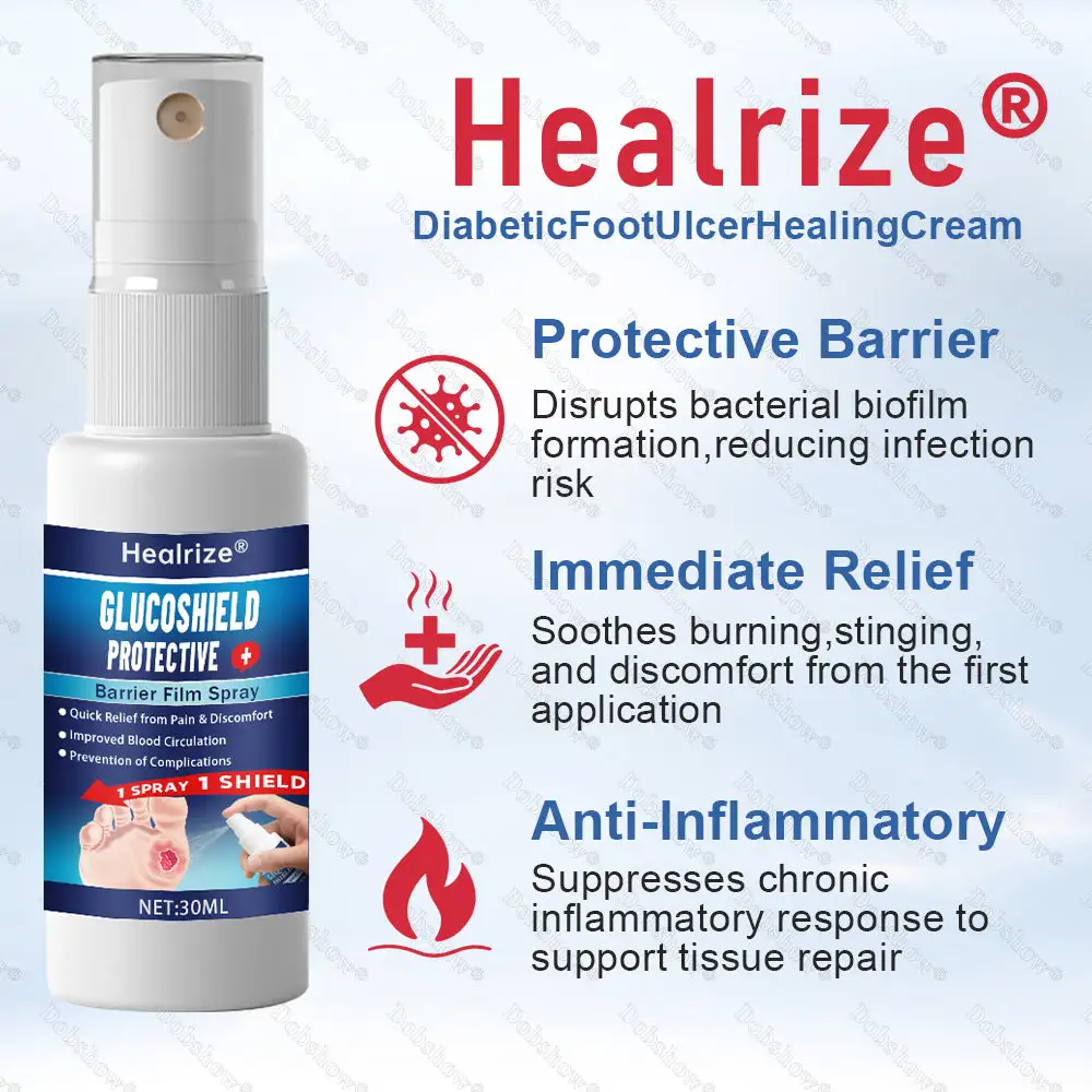 Healrize® GlucoShield Bariera ochronna w sprayu - obrazek 3
