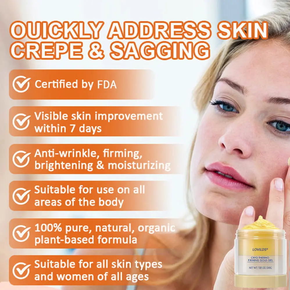 LOVILDS® Napinający krem do masażu Burn Gold - obrazek 2