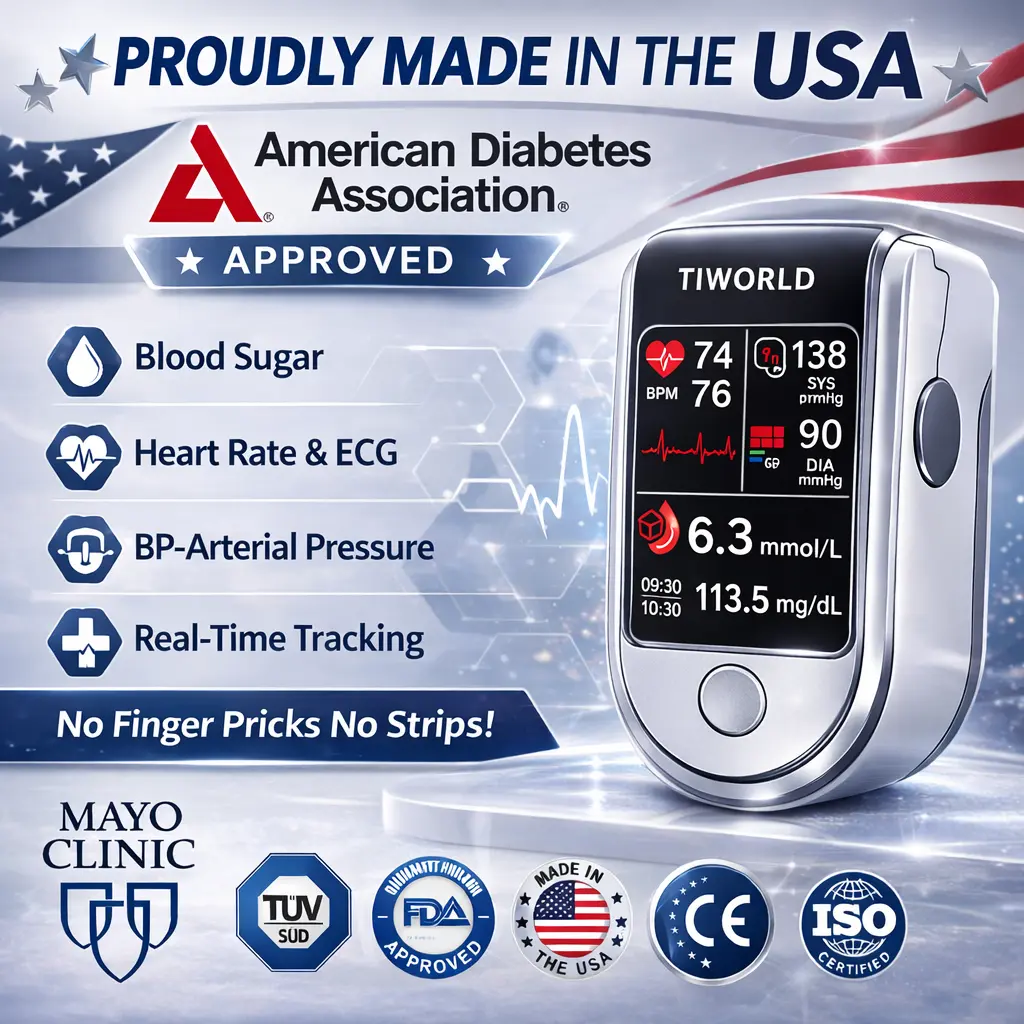 Nieinwazyjny glukometr TIWORLD™ o dokładności 99,9%. - obrazek 2