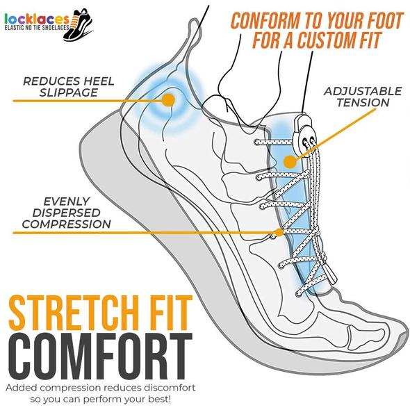 Elastyczne sznurowadła, które nie wymagają wiązania - obrazek 2