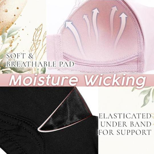 Koronkowy biustonosz podtrzymujący CozyFit z X-klamrą - obrazek 2