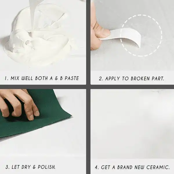Pasta naprawcza do ceramiki o natychmiastowym działaniu - obrazek 2