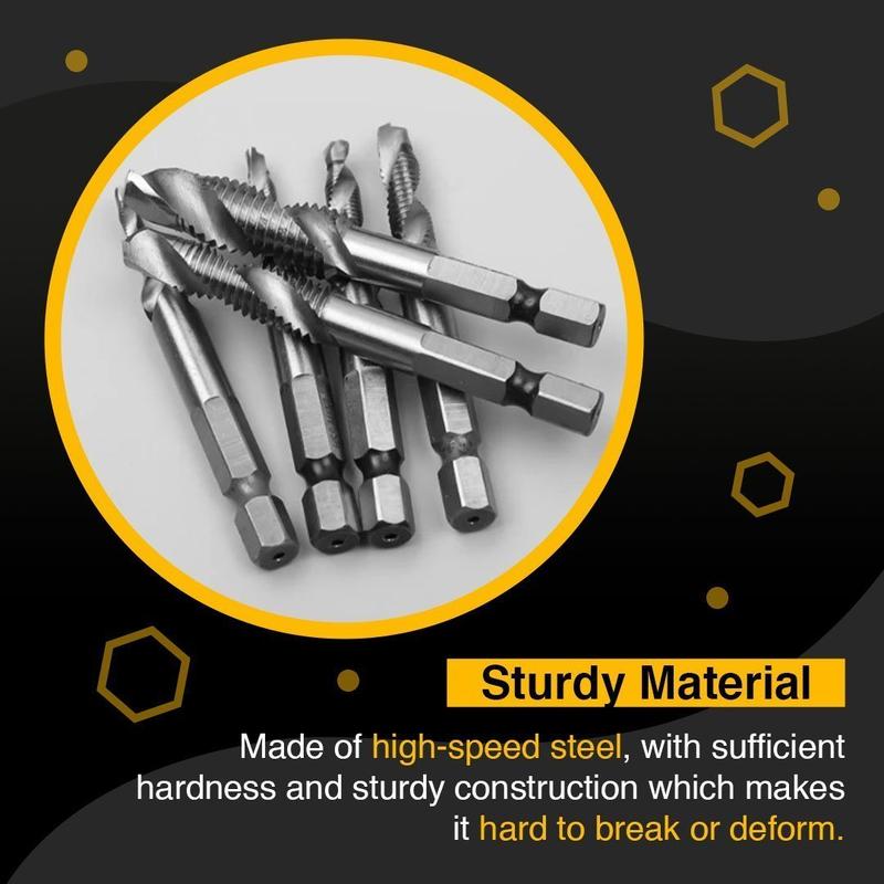 Zestaw 6 wierteł do gwintowania - obrazek 3