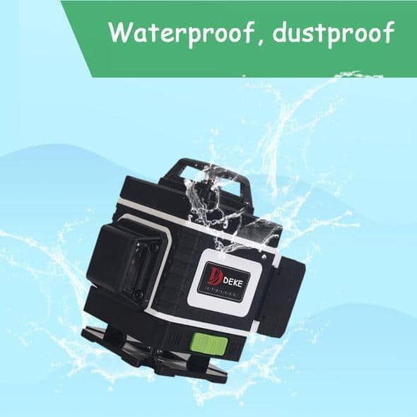 Poziomica laserowa DEKE 4D z zieloną wiązką - obrazek 3