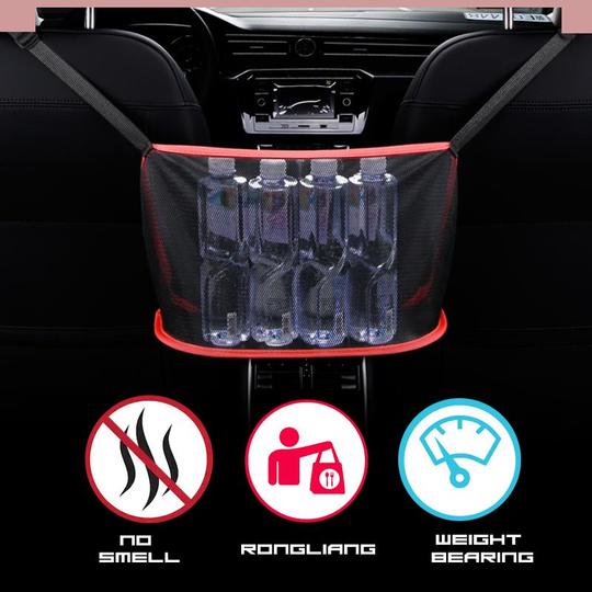 Kieszonkowy uchwyt siatkowy do fotelika samochodowego - obrazek 3