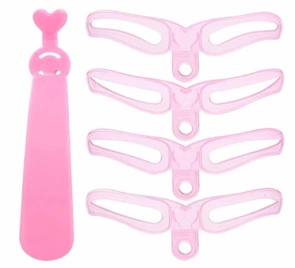 Szablon do natychmiastowego kształtowania brwi (zestaw 4 szt.) - obrazek 4