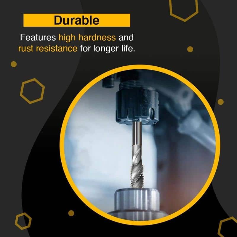 Zestaw 6 wierteł do gwintowania - obrazek 4