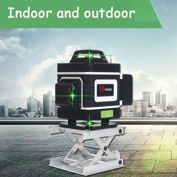 Poziomica laserowa DEKE 4D z zieloną wiązką - obrazek 4