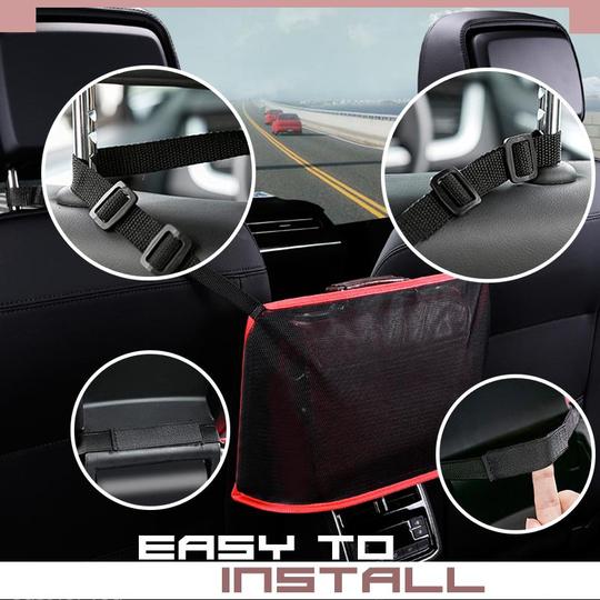 Kieszonkowy uchwyt siatkowy do fotelika samochodowego - obrazek 4