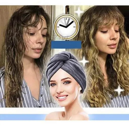 Szybkoschnący ręcznik do włosów