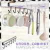 Wieszak podszafkowy (6 haczyków)